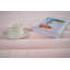 Tapis rose en fausse fourrure nervurée de la collection Nickole-711593556