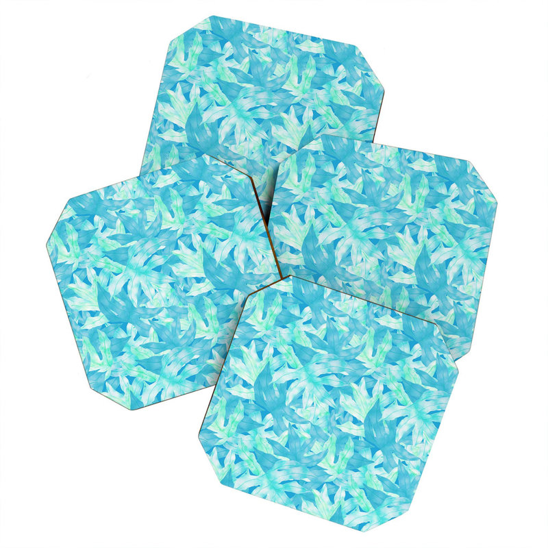 Sous-verre turquoise