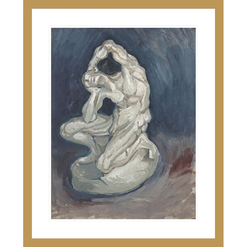 Kneeling Écorché by Vincent van Gogh -Framed Giclee Print, 29" H x 23.5" W