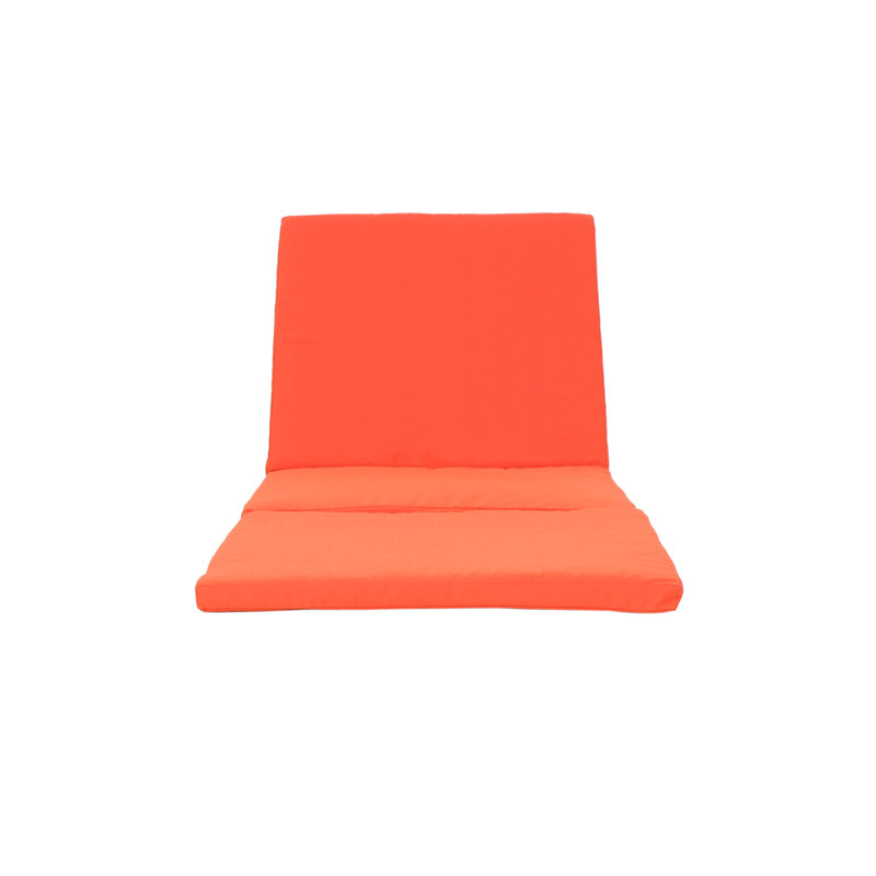 Rectangular Water- Cushion - Orange, For Outdoor Relaxation Waterproof, Fade And