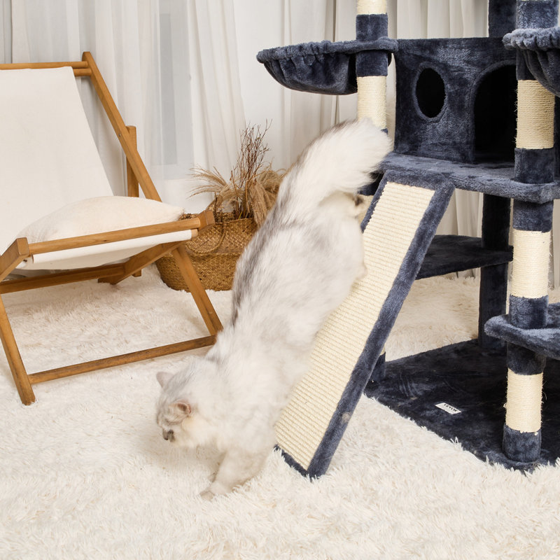 Tour à chat 68,5 "pour chat avec poteaux à griffes