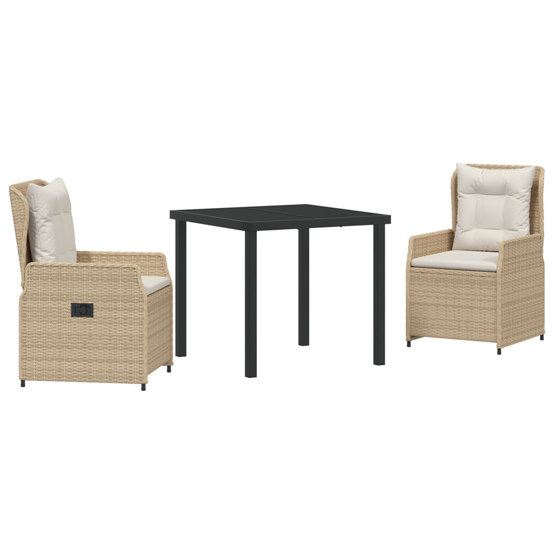 Square 3 - Piece 2 - Person 80Cm L Outdoor Table Set
