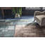 Tapis Passage, gris / bleu