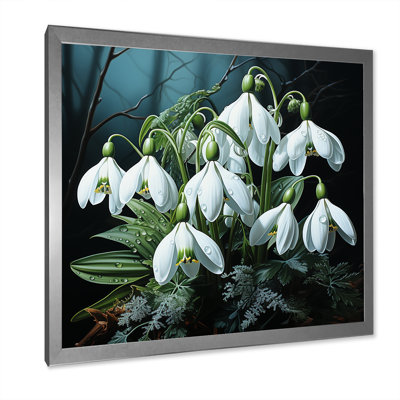 Morning Hush Snowdrops In Silent White VI - Snowdrops Wall Art