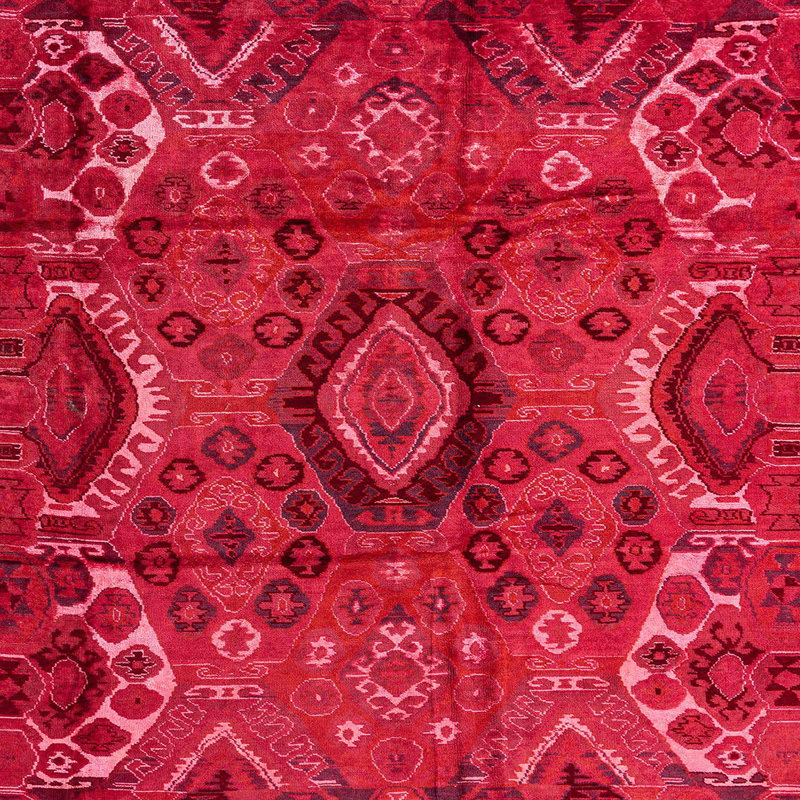Abstract Indoor Rug, Square 7'