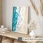 «Beach and Coastal Blue Ocean Shore», reproduction d'art moderne sans cadre-803684331