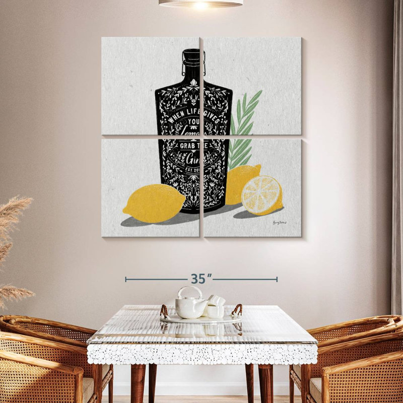 Tergel Fruity Spirits Gin, 45" H x 45" W