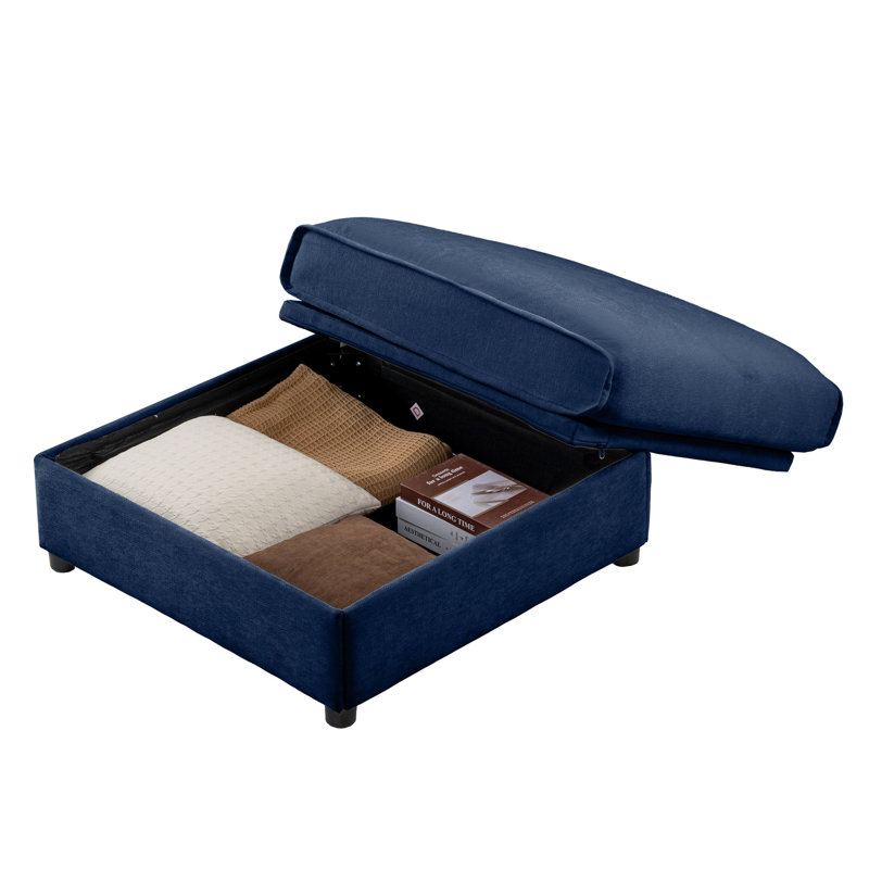 24 - Chenille bleue avec rangement fonctionnel