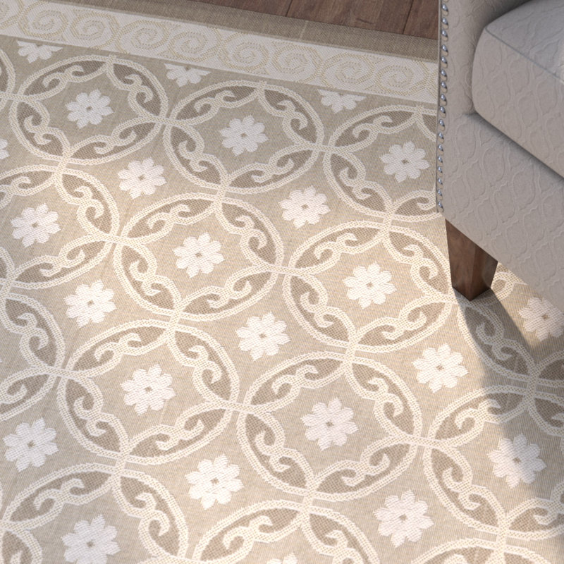 Alessa Performance Geometric Rug, Rectangle 2'7" x 5'