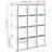  Storage Cube Organizer White Polypropylene Plastic Medium Modular