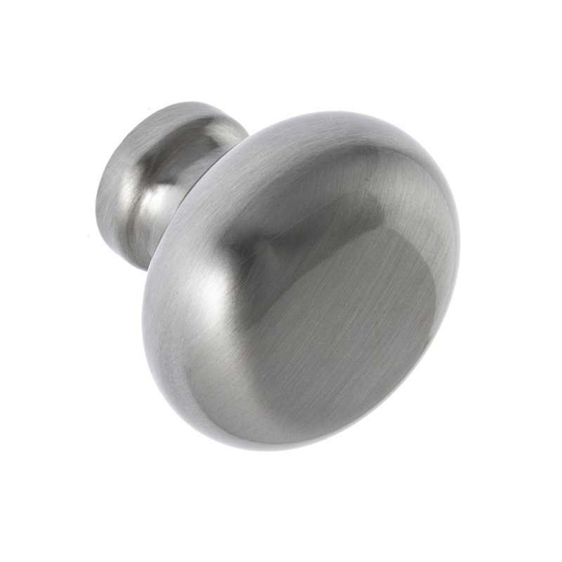Poignée champignon 1 1/4 po Jackson, Nickel satiné