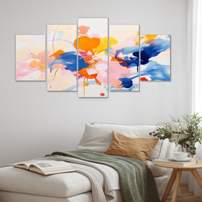 Beyond The Veil Expressionism - Abstract Wall Art Set 5 Piece