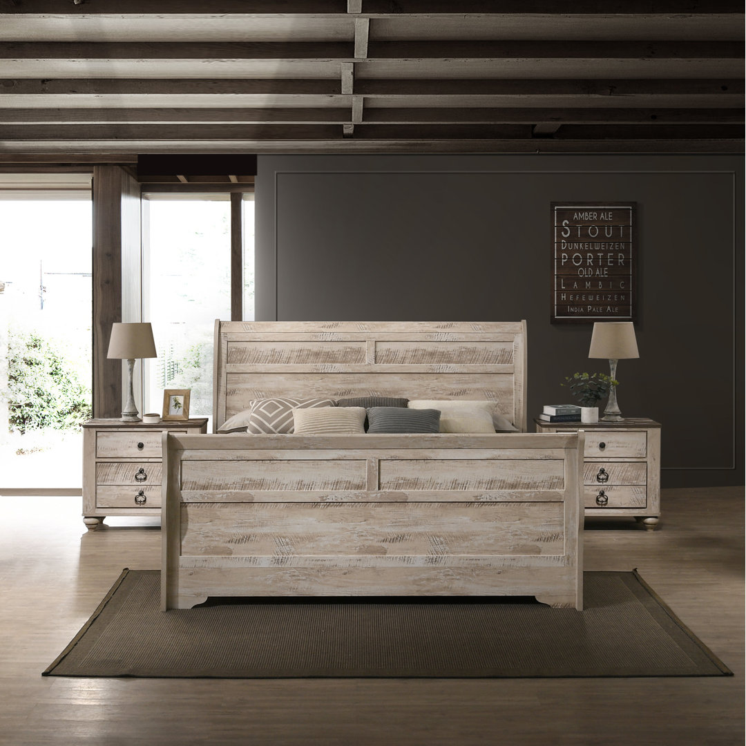 Amareona Sleigh 3 Bed Room Set Union Rustic Bed 