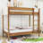 Teddy Upholstered Twin Over Twin Bunk Bed With Ladder & Safety Guardrails