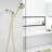 Handheld Shower Head With 5 Settings - High , Wall Mounted, Round, Includes Hose And Arm, Made Of Quality Abs Material Mode Adjustable Abs, Strong Spray Performance, Round Shape, Water Flow-118034389
