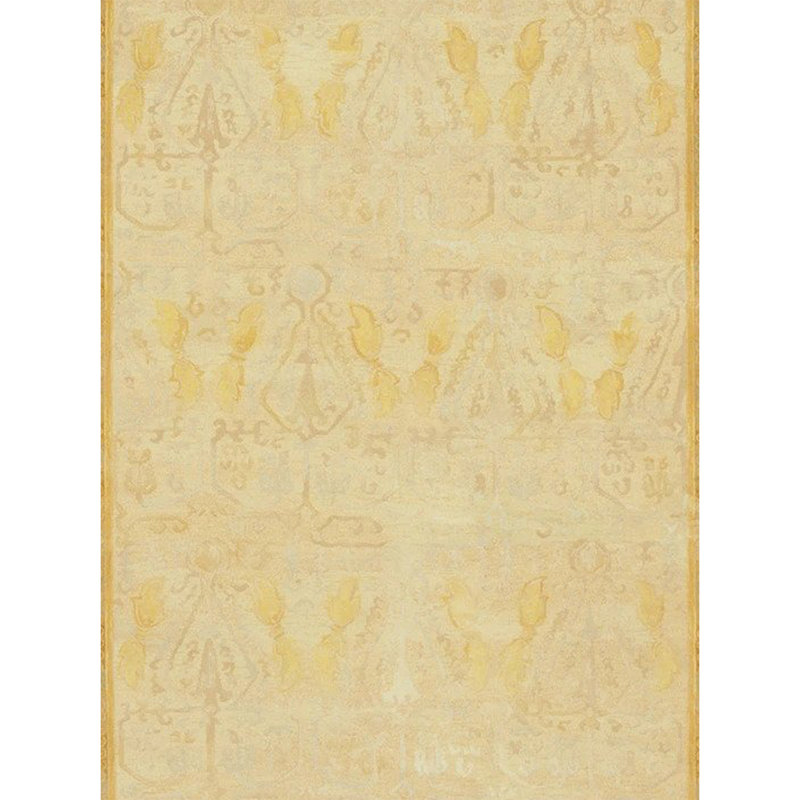 ASRS60760GLPE Hand Knotted Wool Area Rug, Rectangle 9' x 12'