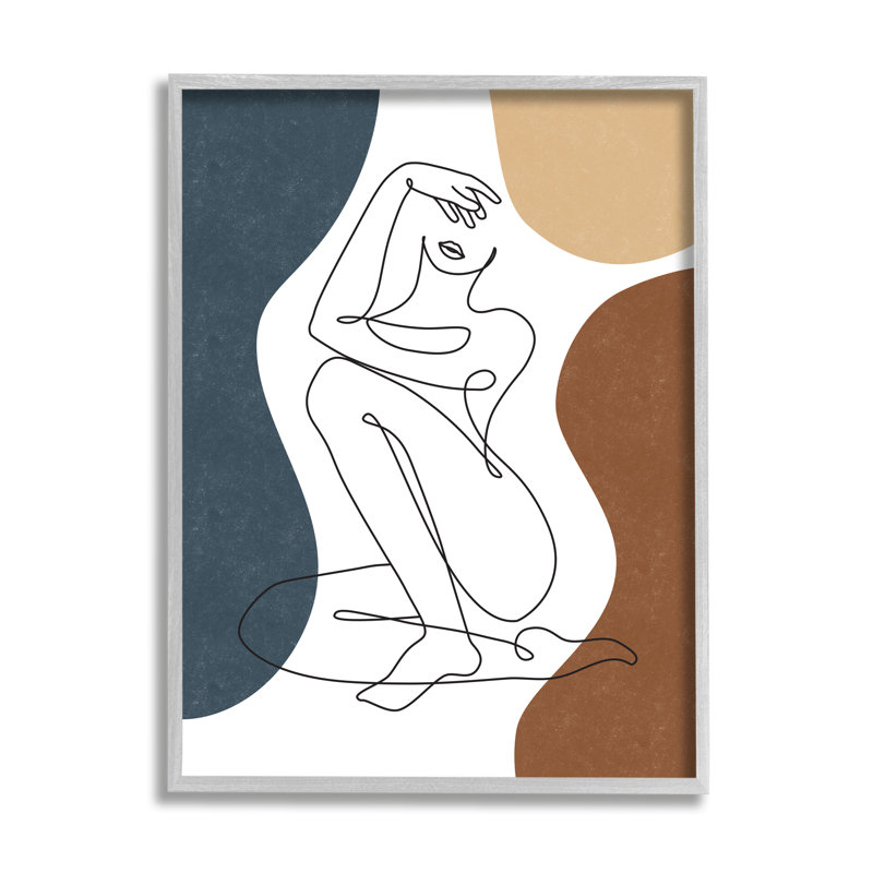 Femme nue - Impression sur toile, Estampe numérique Farmhouse, H 14 po x l 11 po x P 1,5 po
