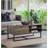 Rustic Oak & Black Finish Coffee Table