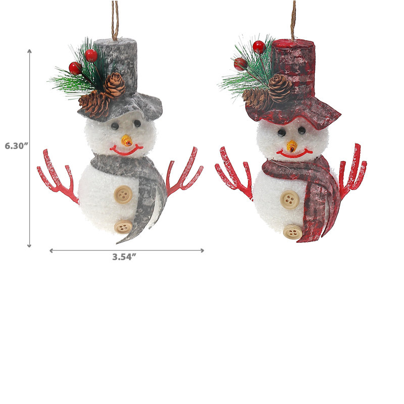 Ihcasadecor 6'' Foam Snowflakes Holiday Shaped Ornament