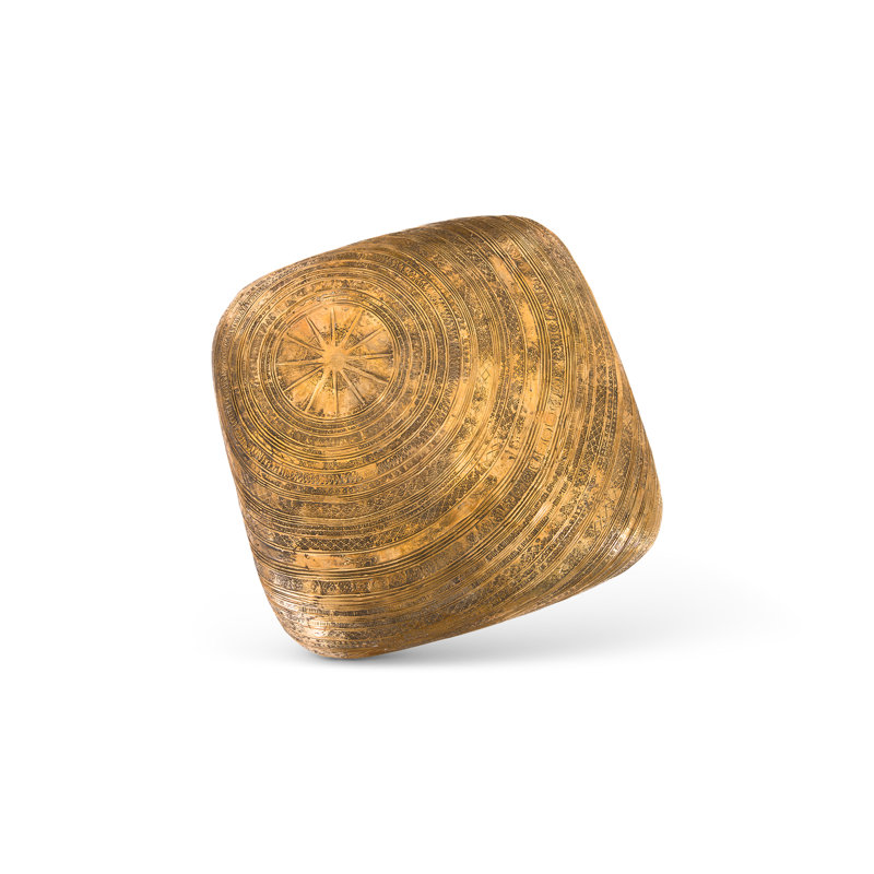 Brass Rain Drum Pedestal