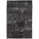 Areva Shag Black Area Rug