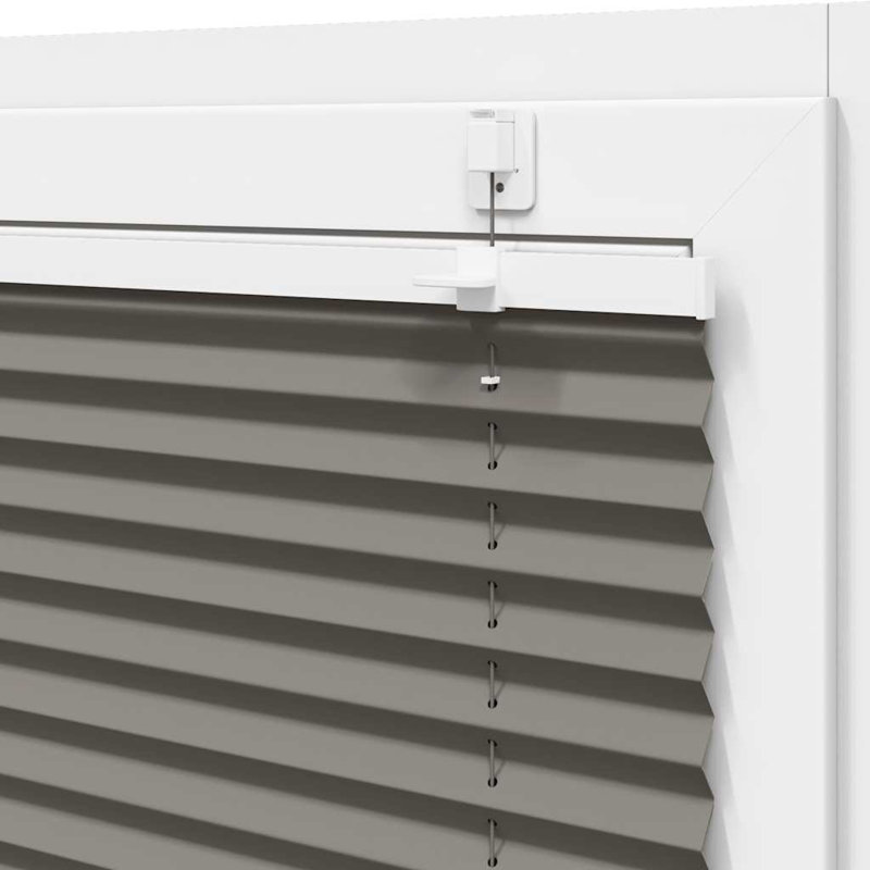 Room Darkening Pleated Blind, Anthracite, 100cmW x 100cmL