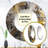 Saori Mustard Yellow And Vivid Gray III - Abstract Decorative Mirror, Yellow Round Wall Mirror, Printed Metal Art-1507104461