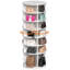 7 porte-chaussures rotatifs, s'organise efficacement, armoire tournante blanche 360, 7, look