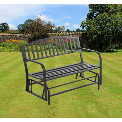 Banc d'extérieur en acier Scheler