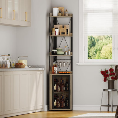 Wine Bottle & Glass Rack