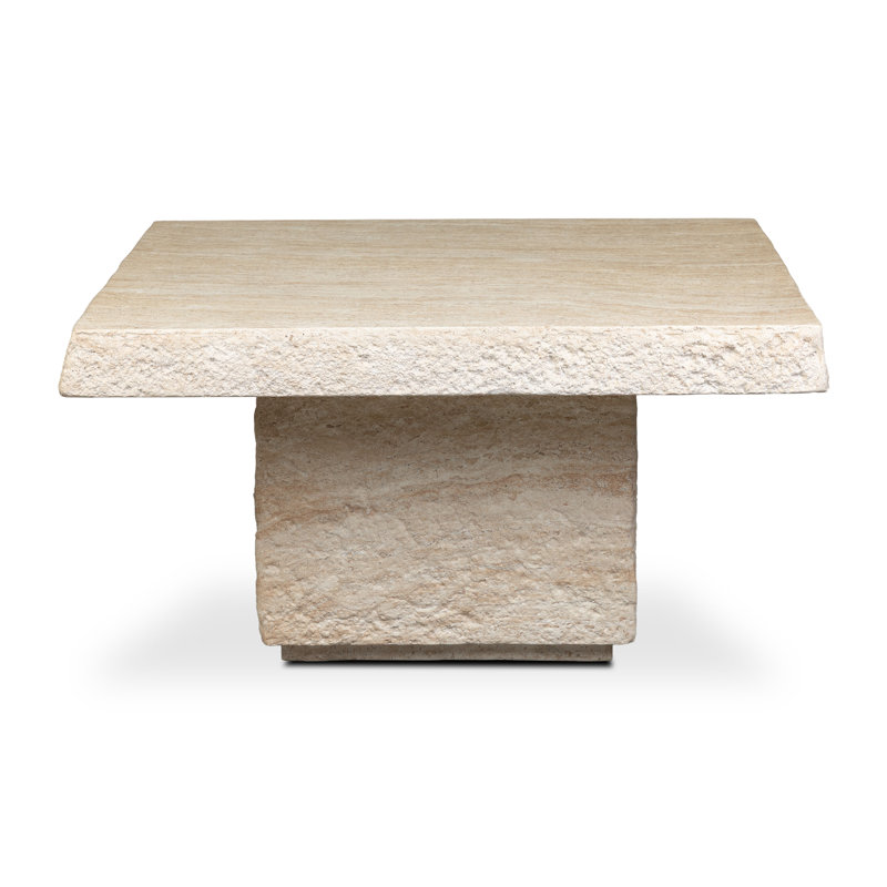 Table basse 35 po Stilo, Travertin