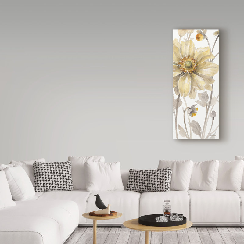 « fields of gold iv », reproduction de peinture à l’acrylique sur toile tendue, H 19 po x l 8 po x P 2 po
