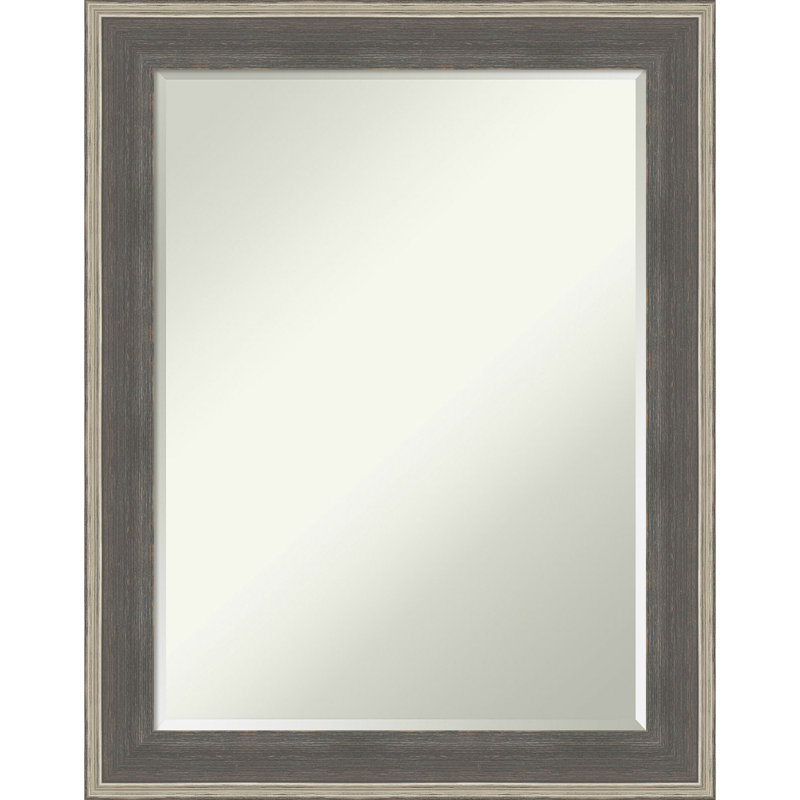 Cottage Half-Inch-Bevel Wood Framed Wall Mirror