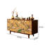 Buffet rétro en bois massif peint rétro