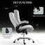 Chaise de bureau à haut dossier, conception ergonomique réglable pour la maison et le bureau