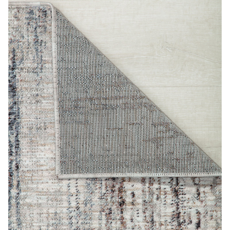 Tapis argenté Celestia, Rectangle 5 pi 3 po x 7 pi