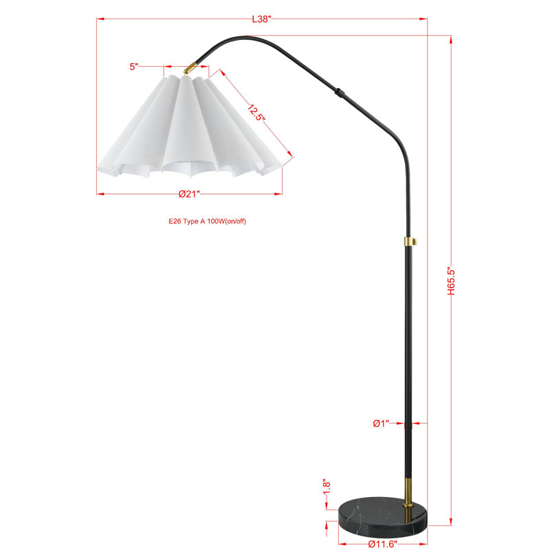 Lampe sur pied Wheeler