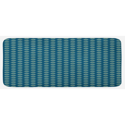 Modern & Contemporary Polka Dots Synthetic Kitchen Mat