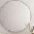 Black 20 Inch Metal Round Bathroom Mirror-124430488-124430491-124430492