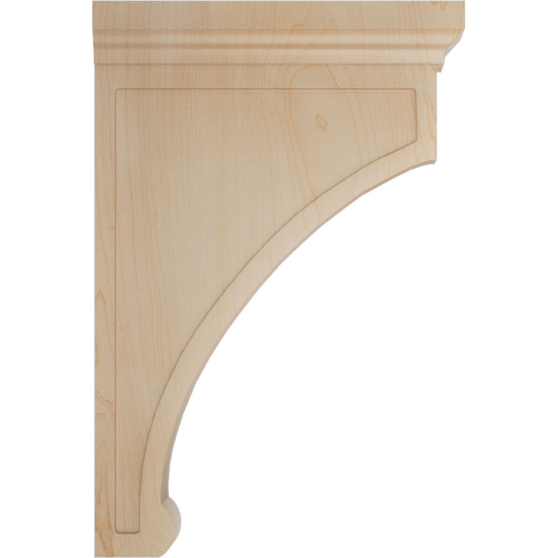 Support en bois Gomez, Érable, H 12 po x l 2,5 po x P 8 po