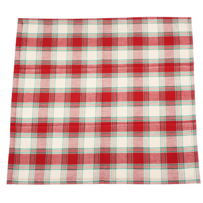 Landreth Cotton Plaid Square Napkin