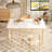 47.2" W Dining Table With 2 Drawer-443807856-443807859