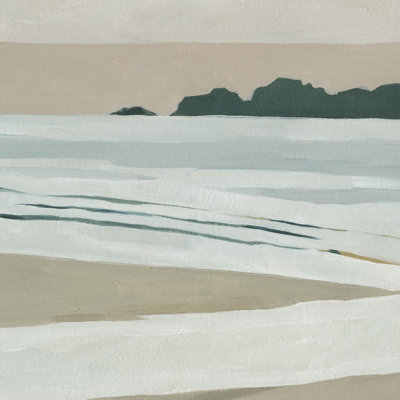 Coastal Lines I by Emma Scarvey - Wrapped Canvas Painting