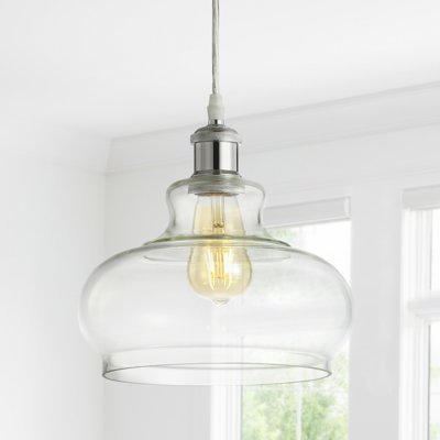 Pinner 1 - Light Chrome Single Pendant