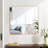 30 in x 30 in Gold Metal Framed Square Bathrrom Mirror for Wall.-824911311-824911309