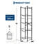 Support de rangement pour bouteilles d'eau à 5 niveaux et 5 gallons