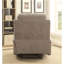 Fauteuil inclinable gris avec porte-gobelet-1466128318