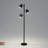 Jacob 64 in. Modern 3-Light Adjustable Standing LED Floor Lamp with 3 Metal Cone Shades-62954050