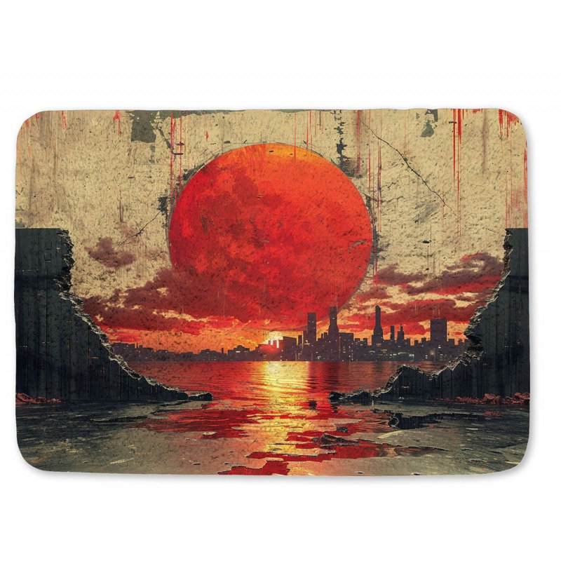 Copen Microfiber / Microsuede Non-Slip Bath Mat, 17"W x 24"L