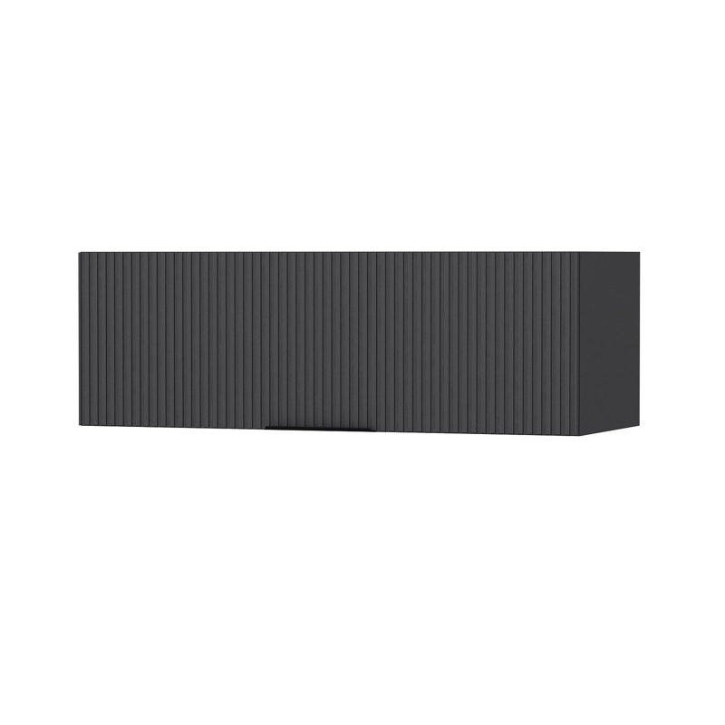 Minerva Rectangle Accent Cabinet, Anthracite